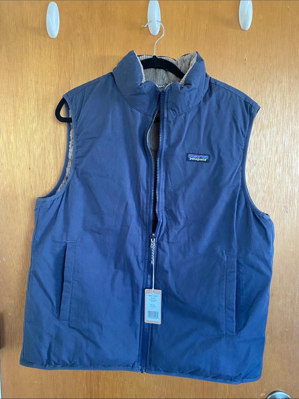Patagonia Reversible Cotton Down Vest